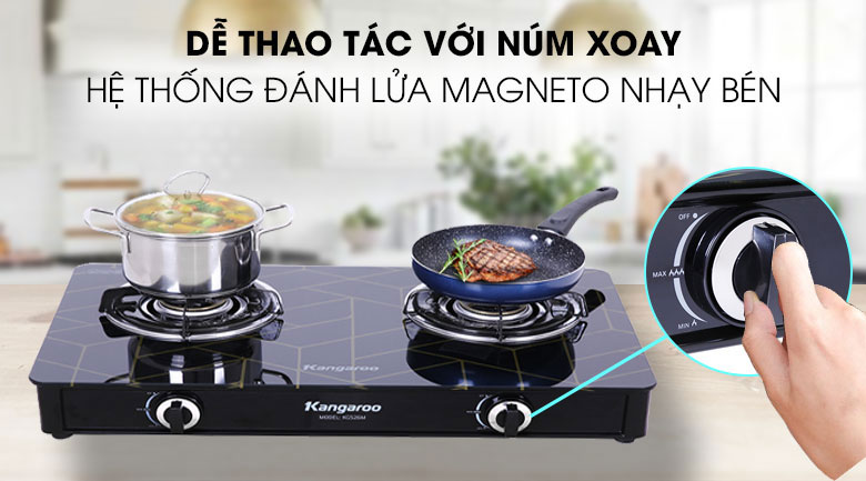 Bếp ga dương Kangaroo KG526M