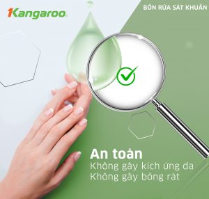 Bồn rửa tay sát khuẩn Kangaroo An toàn không gây kích ứng da