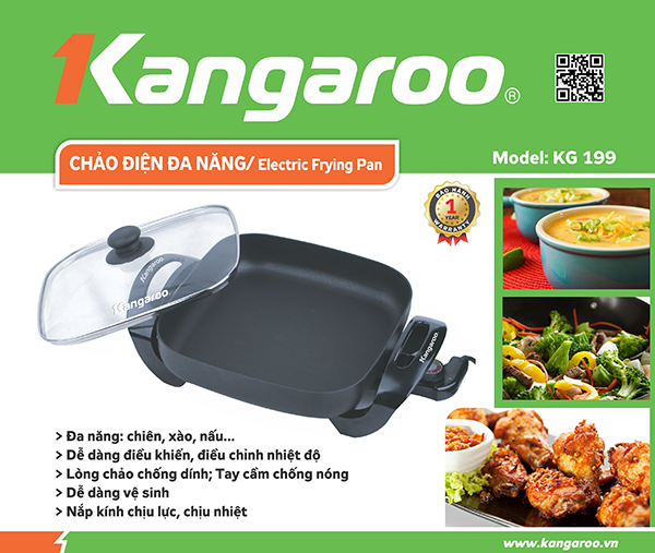 Chảo điện đa năng Kangaroo KG199