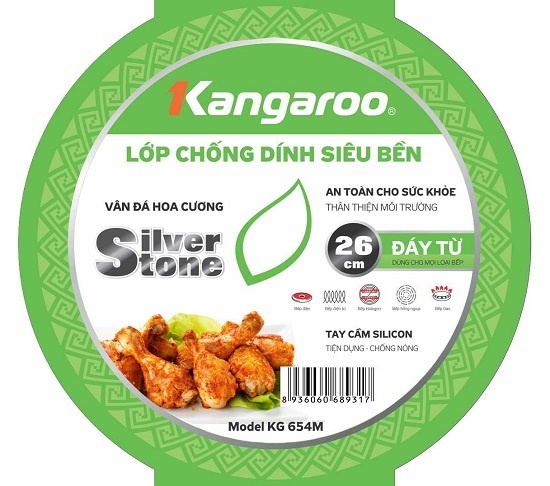 Chảo nhôm chống dính Kangaroo KG654M