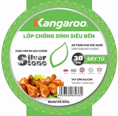 Chảo nhôm chống dính Kangaroo KG655L