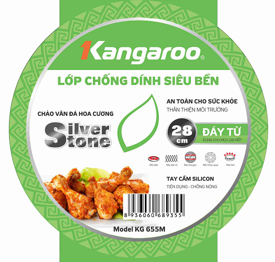 Chảo nhôm chống dính Kangaroo KG655M