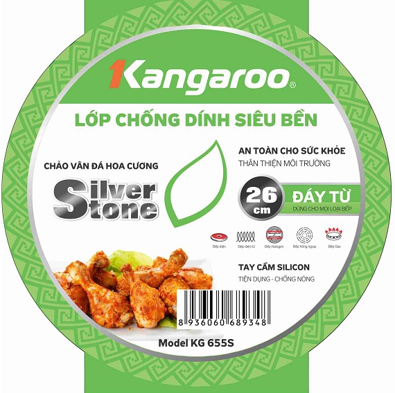 Chảo nhôm chống dính Kangaroo KG655S