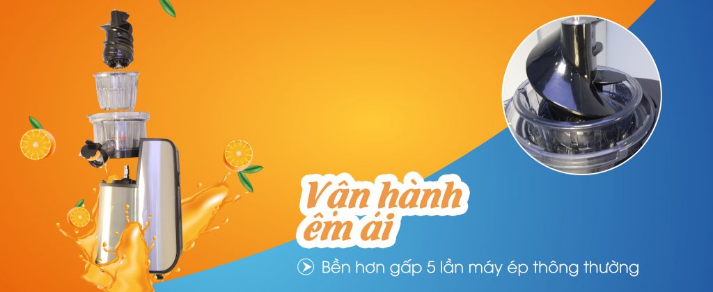 Máy ép chậm KG1B6 Kangaroo vận hành êm ái