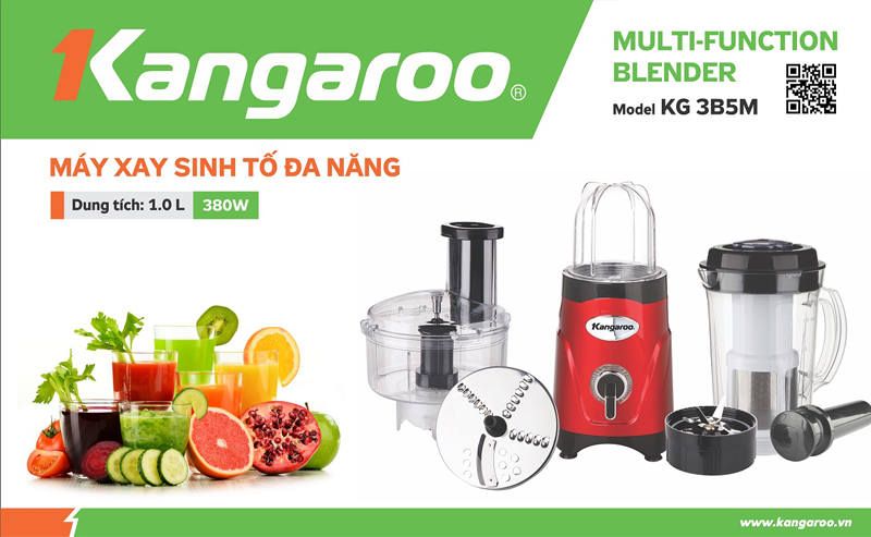 Máy say sinh tố đa năng Kangaroo KG 3B5M