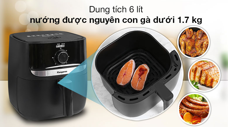 Nồi chiên không dầu Kangaroo KG6AF1