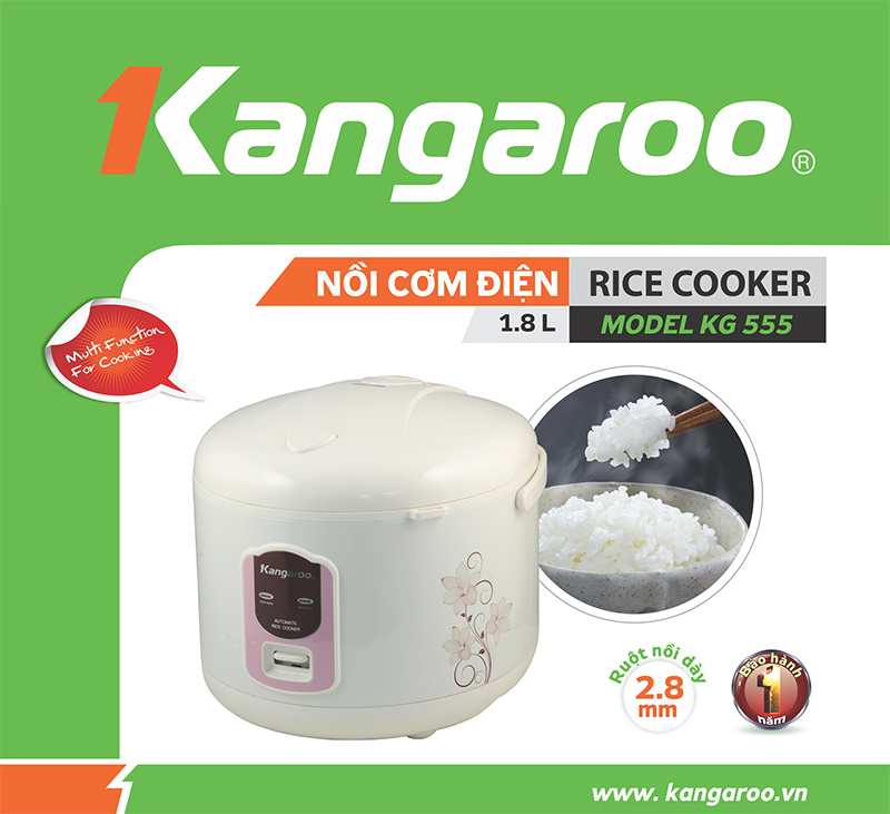 Nồi cơm điện Kangaroo KG555