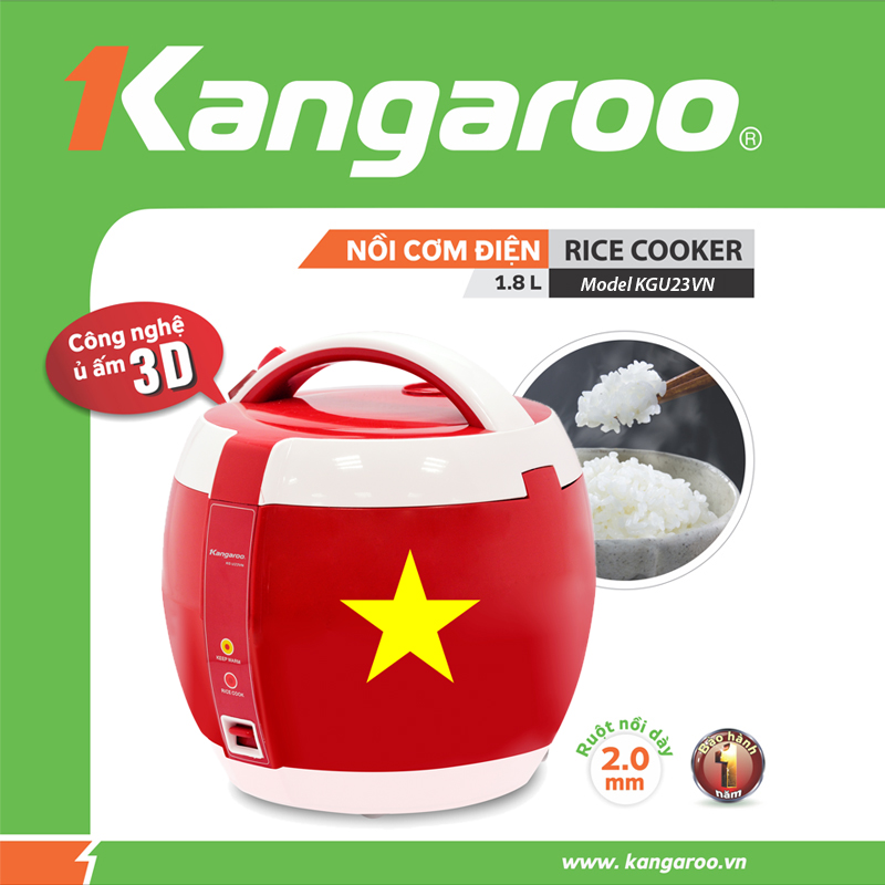 Nồi cơm điện Kangaroo KGU23VN