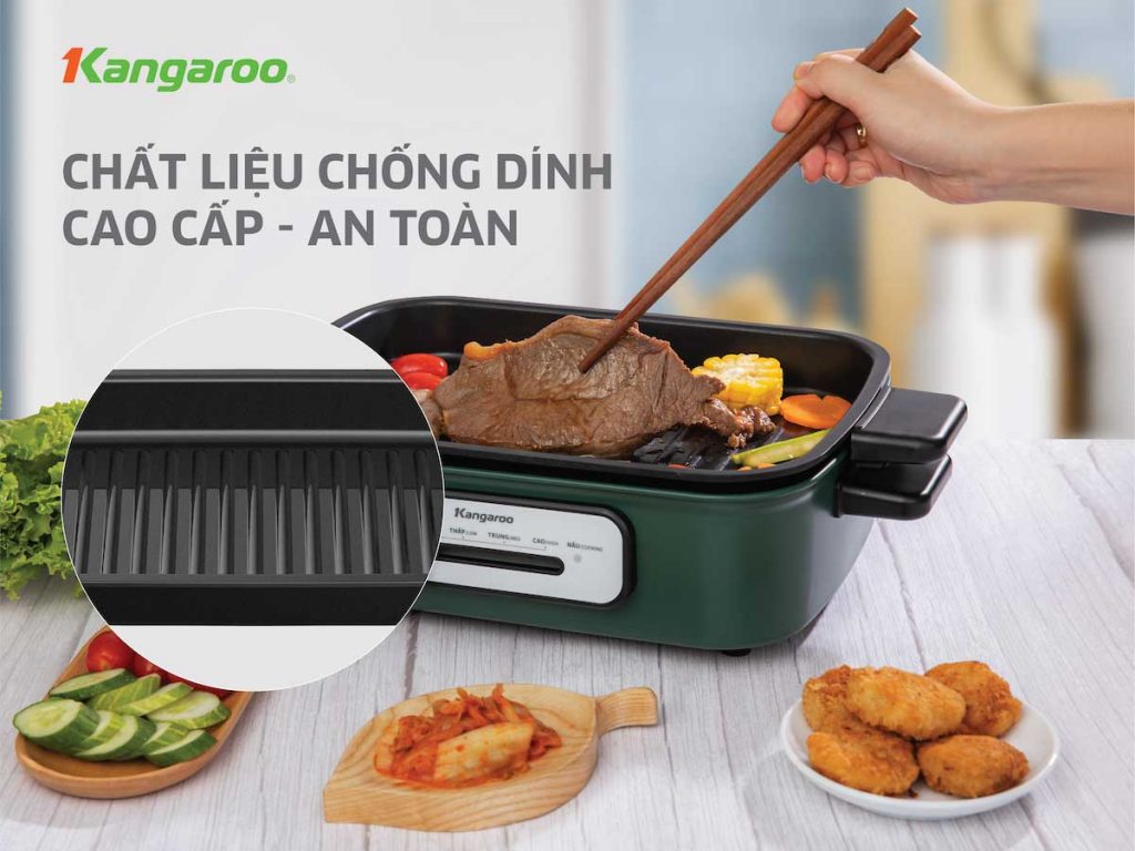 Nồi lẩu nướng đa năng Kangaroo KG5EGH