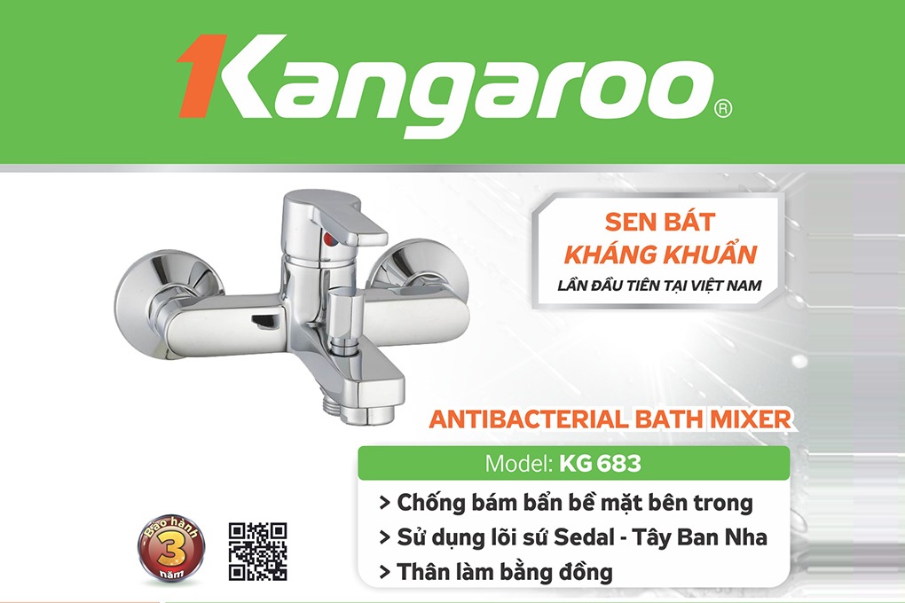 Sen bát kháng khuẩn Kangaroo KG683