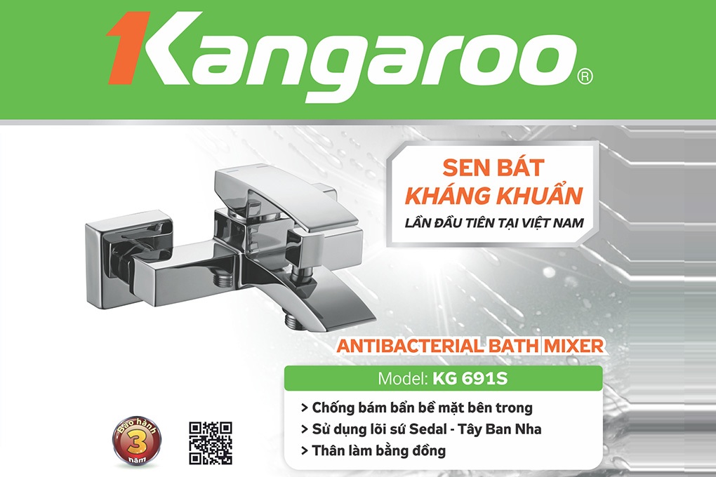 Sen bát kháng khuẩn Kangaroo KG691S