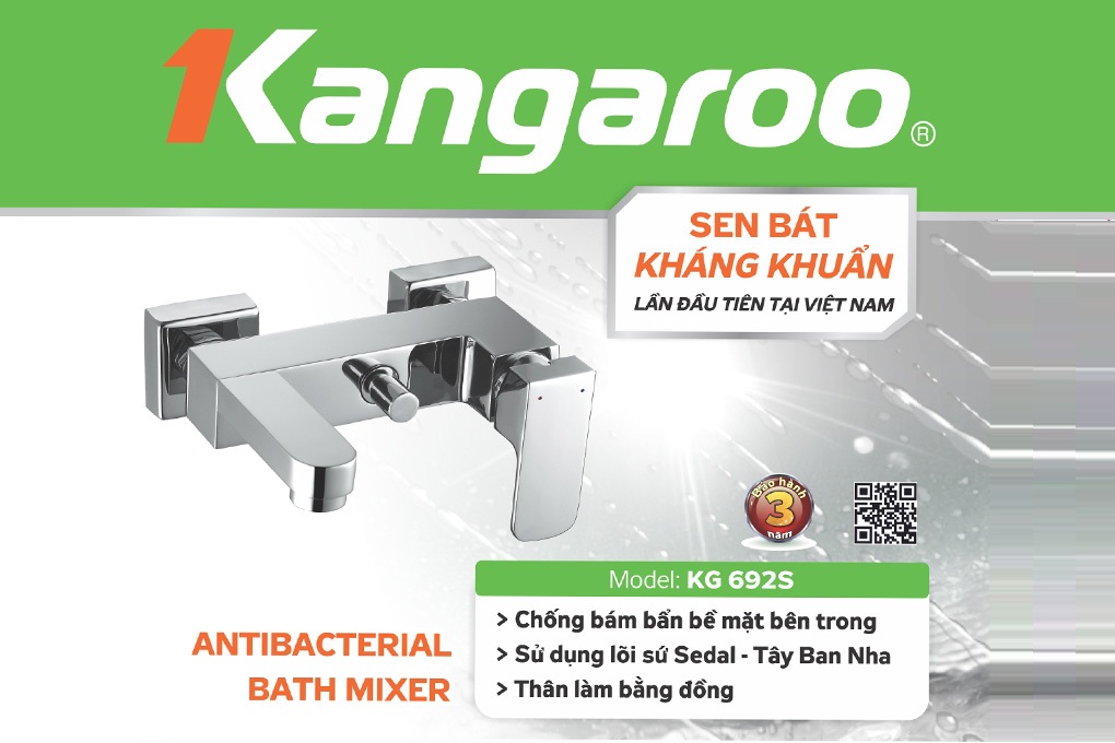 Sen bát kháng khuẩn Kangaroo KG692S