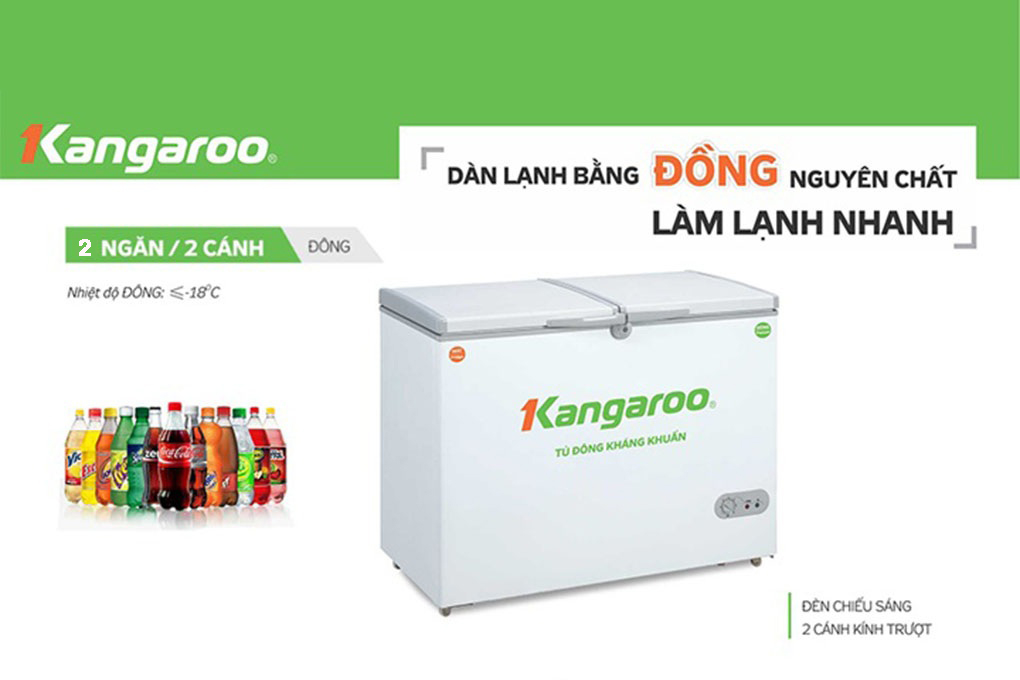 Tủ đông kháng khuẩn Kangaroo KG668C1