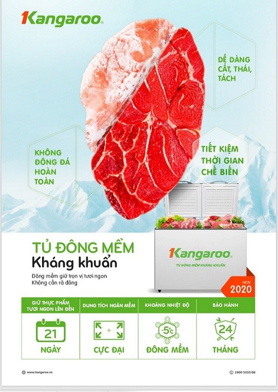 Tủ đông mềm kháng khuẩn