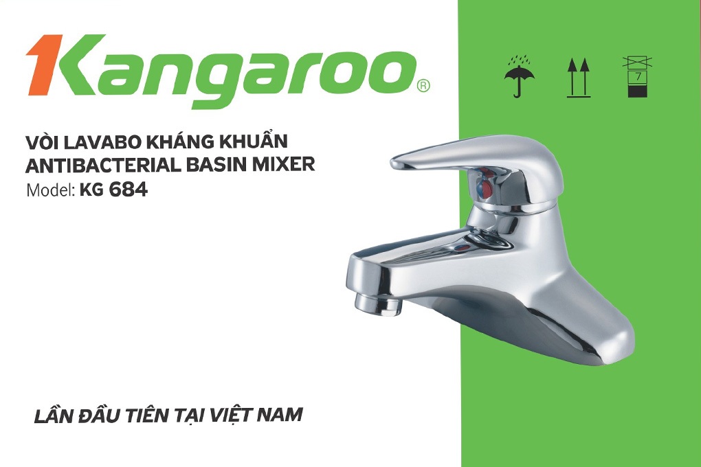 Vòi Lavabo kháng khuẩn Kangaroo KG684